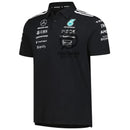 Mercedes-AMG Petronas F1 Team Adidas Wear Polo - Black Formula 1 F1 Formula One