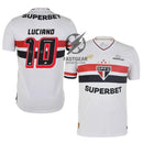 São Paulo Home Luciano 10 Fan Jersey 2025/26 Official Printing