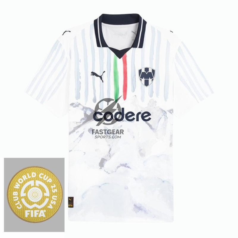 Rayados Monterrey Away Fan Jersey 2025/26 Patch Club World Cup