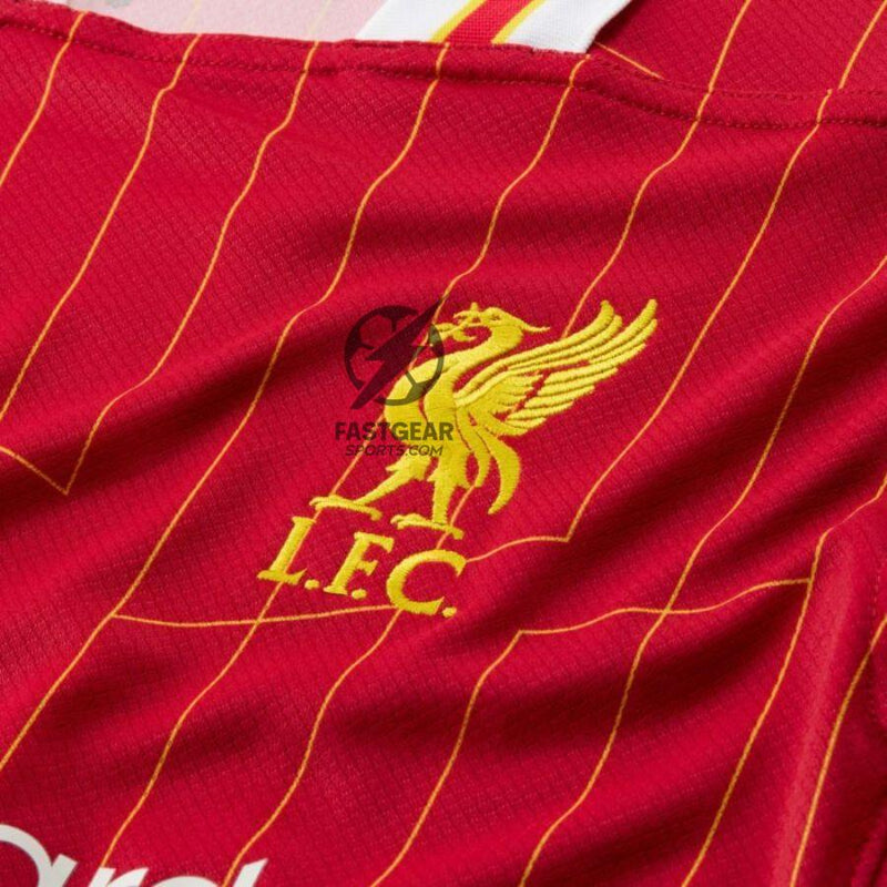 Liverpool Mac Allister 10 Home 2024/25 Patches UCL UEFA Foundation (Official Printing)