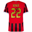 AC Milan Kaká 22 Home Fan Jersey 2024/25 Patches UCL UEFA Foundation (Official Printing)