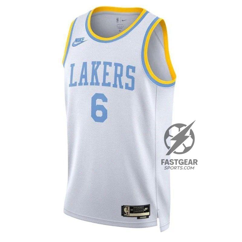 LeBron James Los Angeles Lakers 2023 White NBA Jersey - Classic Edition