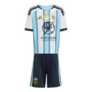Kids Kit Argentina Home Messi 10 Fan Jersey Shirt 2026 World Cup