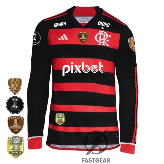 Flamengo Home Long Sleeve Jersey 2024/25
