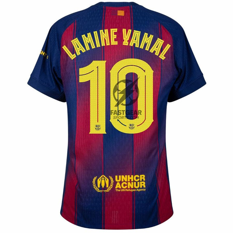 Barcelona Lamine Yamal 10 Home Authentic Player 2025/26 Dri-Fit ADV Match