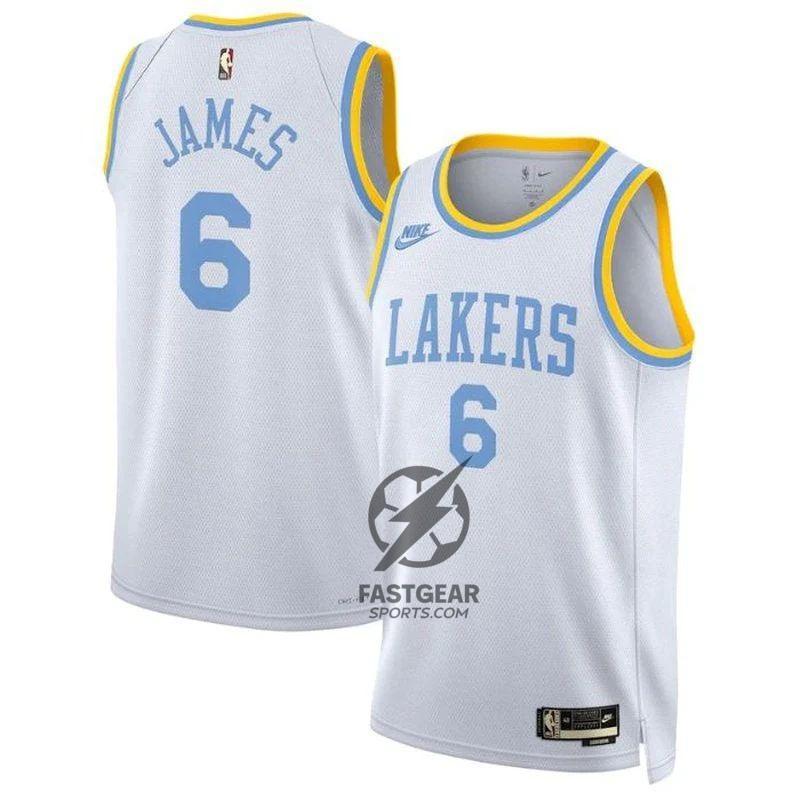 LeBron James Los Angeles Lakers 2023 White NBA Jersey - Classic Edition