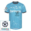 Bayer 04 Leverkusen Third Fan Jersey 2024/25 Patches UCL UEFA Foundation (Official Printing)