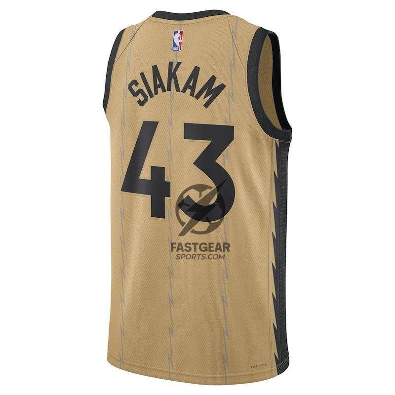 Pascal Siakam Toronto Raptors Unisex 23/24 NBA Jersey - Gold - City Edition