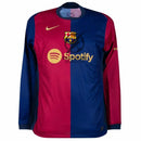 Barcelona Long Sleeve Home Fan Jersey 2024/25