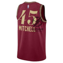 Donovan Mitchell Cleveland Cavaliers Unisex 23/24 NBA Jersey - Wine - City Edition
