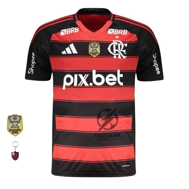 Flamengo Pedro 9 Home Fan Jersey 2025/26
