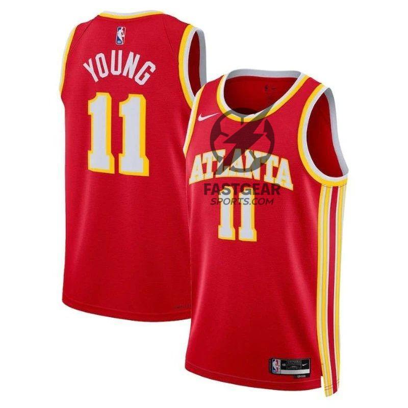 Trae Young Atlanta Hawks Unisex 2023 NBA Jersey - Icon Edition - Red