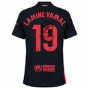 Barcelona Lamine Yamal 19 Away 2024/25 Patches UCL UEFA Foundation (Official Printing)
