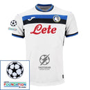 Atalanta Away Fan Jersey 2024/25 Patches UCL UEFA Foundation (Official Printing)