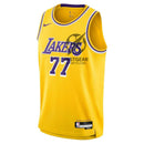Luka Dončić Los Angeles Lakers Nike Unisex Swingman Jersey - Icon Edition - Gol, Purple, White
