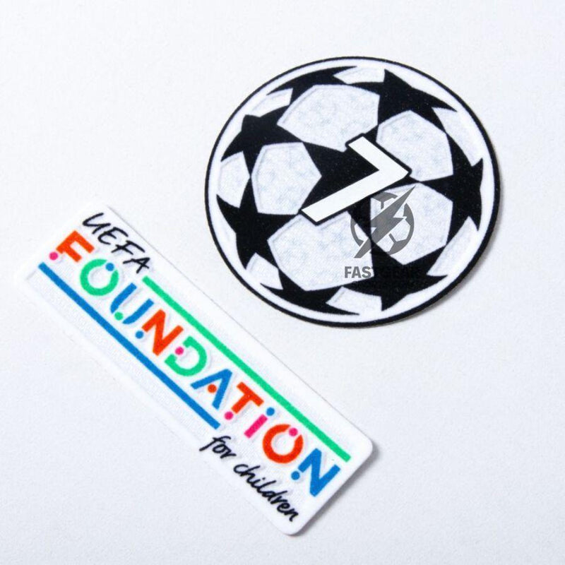 AC Milan Ronaldinho 80 Home Fan Jersey 2024/25 Patches UCL UEFA Foundation (Official Printing)