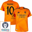 Real Madrid Modric 10 Away Fan Jersey 2024/25 Patches UCL UEFA Foundation (Official Printing)
