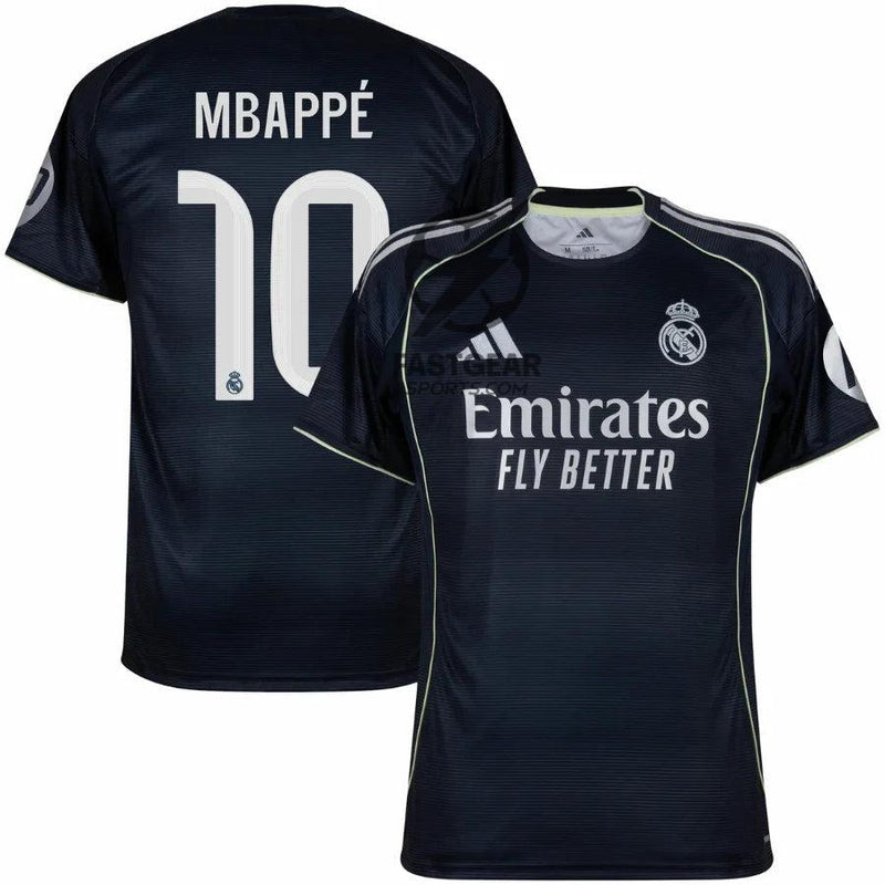 Real Madrid Away Mbappé 10 Home Fan Jersey 2025/26