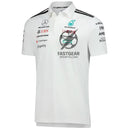Mercedes-AMG Petronas F1 Team Adidas Wear Polo - White Formula 1 F1 Formula One
