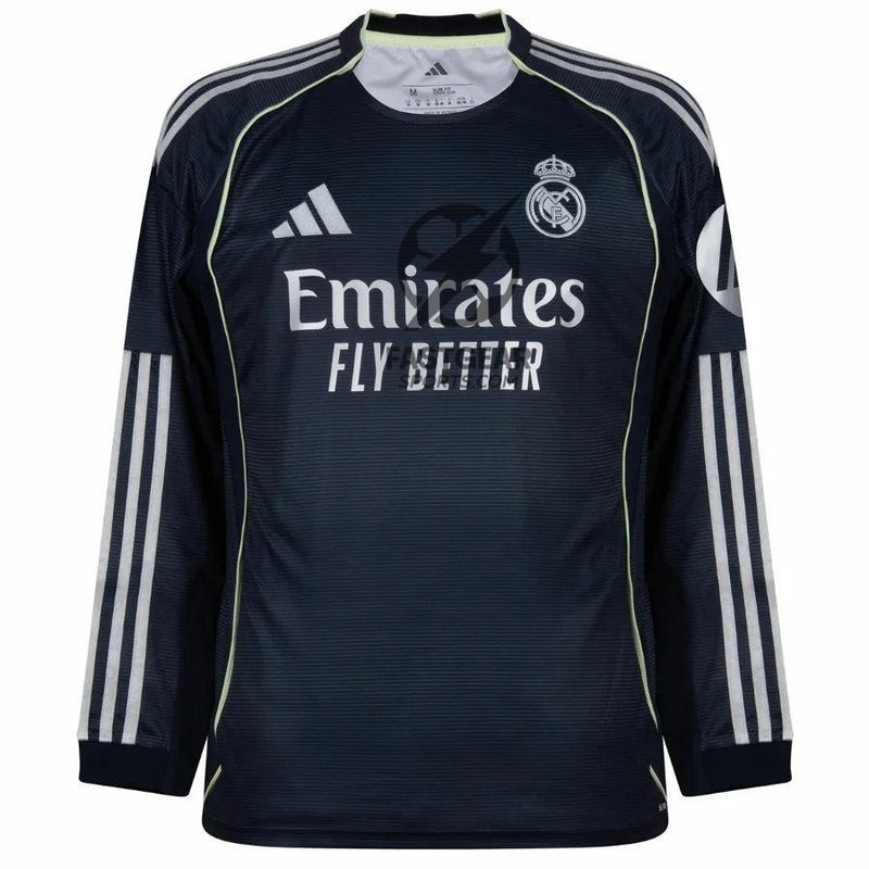 Real Madrid Away Long Sleeve Fan Jersey 2025/26