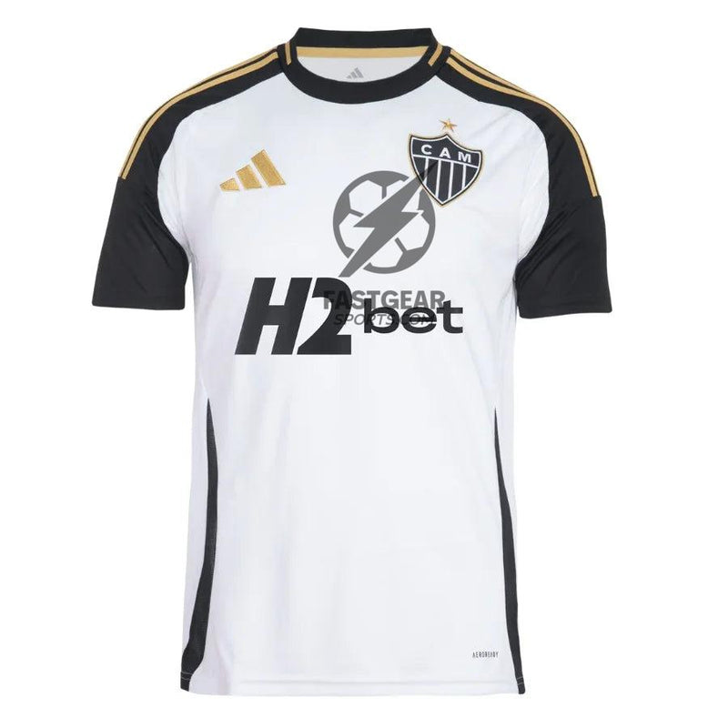 Atlético Mineiro Away Fan Jersey 2025/26 Sponsors H2 bet