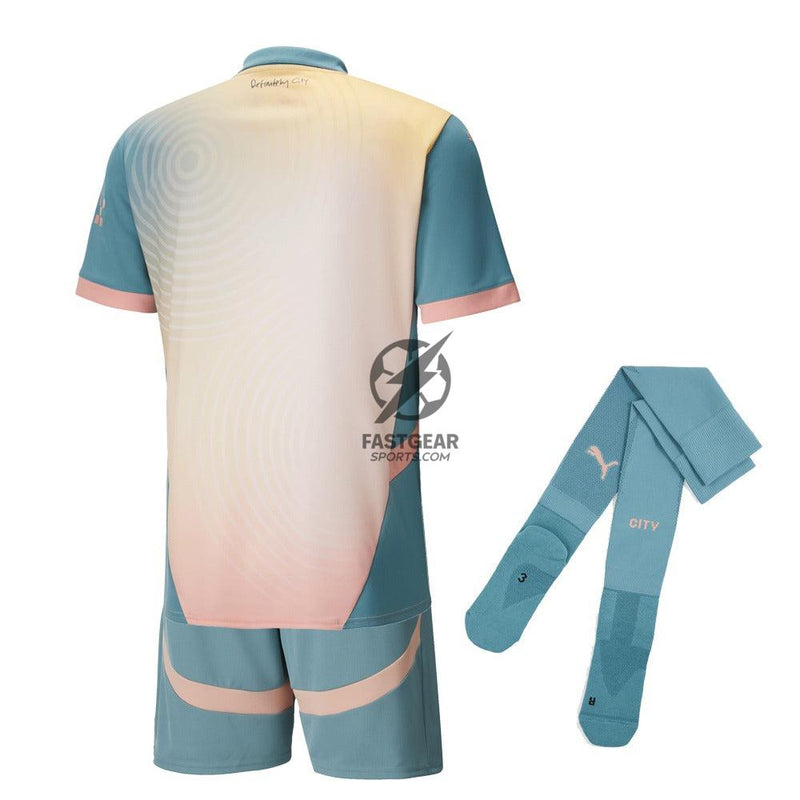 Kids KIT Manchester City Fourth Jersey 2024/25