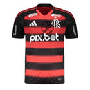 Flamengo Home Fan Jersey 2025/26 Full Sponsor (Official Printing)