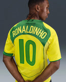 Ronaldinho 10 Brazil Home Retro 2004