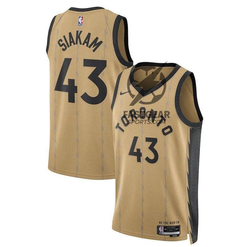 Pascal Siakam Toronto Raptors Unisex 23/24 NBA Jersey - Gold - City Edition