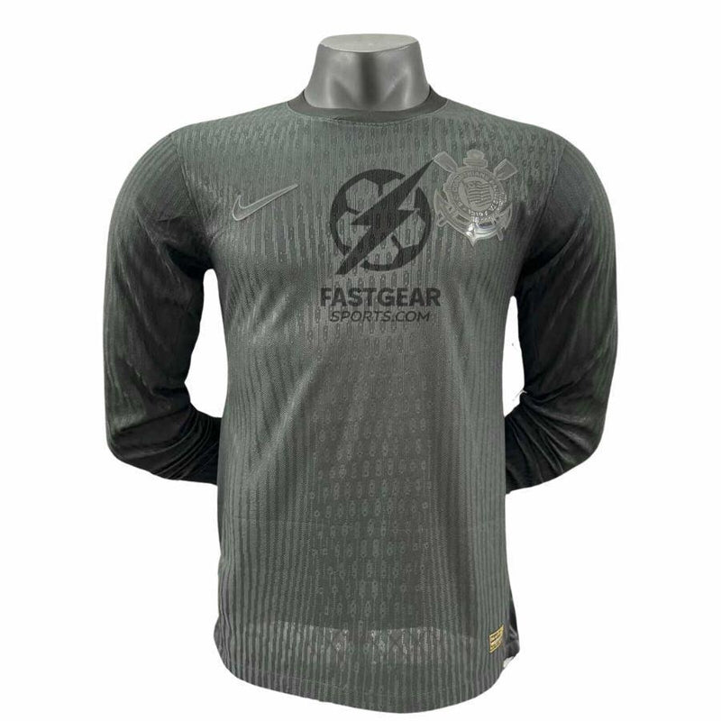 Corinthians Home Player  Long Sleeve Jersey 2024/25