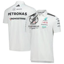 Mercedes-AMG Petronas F1 Team Adidas Wear Polo - White Formula 1 F1 Formula One