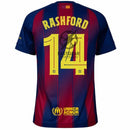 Barcelona Home Rashford 14 Home Fan Jersey 2025/26