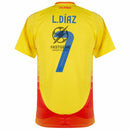 Colombia Home Fan Jersey 2024/25