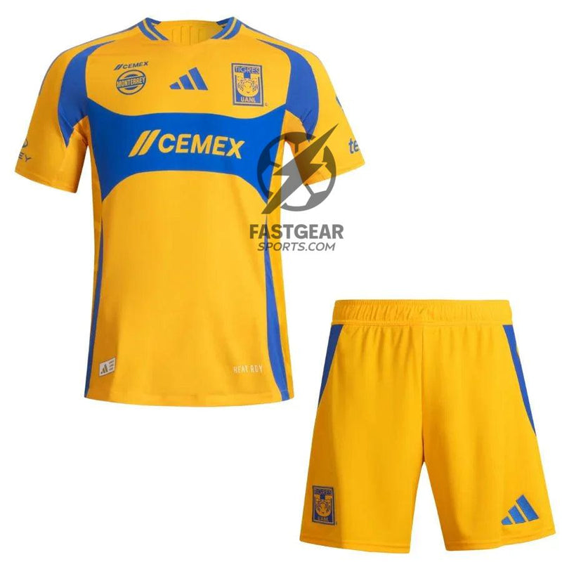 Kids KIT Tigres Home Fan Jersey 2024/25