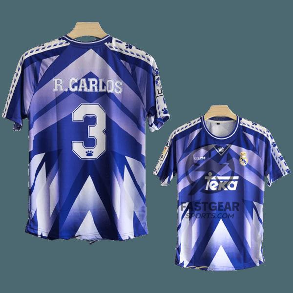 Real Madrid Roberto Carlos Retro Jersey  Retro Collection