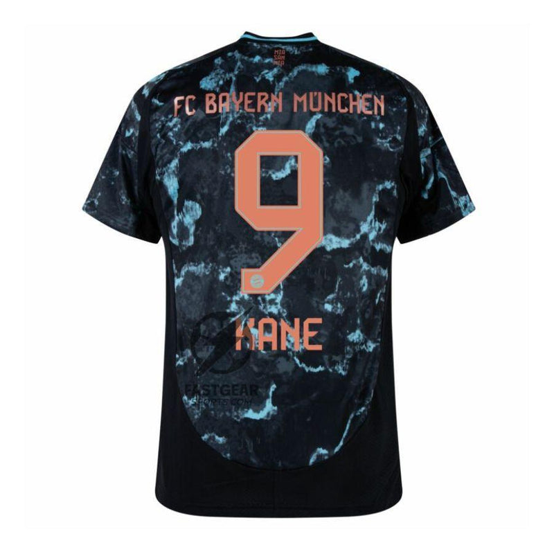 Bayern München Harry Kane Away Fan Jersey 2024/25 Patches UCL UEFA Foundation (Official Printing)