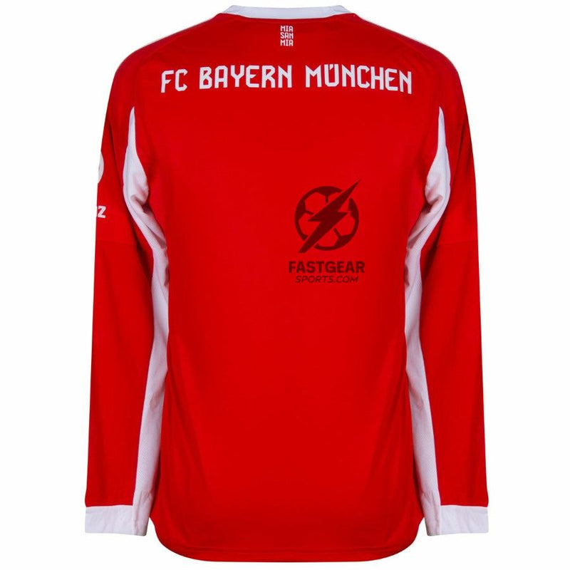 Bayern München Home Long Sleeve Fan Jersey 2025/26