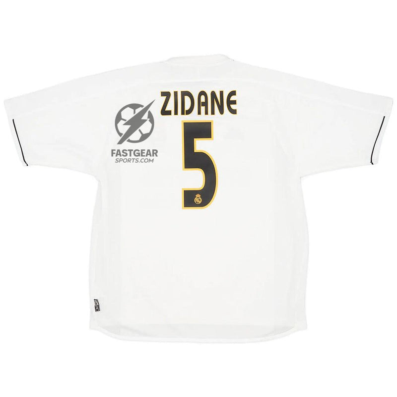 Zidane #5 Real Madrid Home Retro Jersey 2003/04