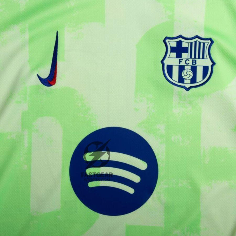 Barcelona Third 2024/25 Patches UCL UEFA Foundation (Official Printing)