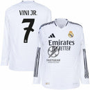 Real Madrid Home Long Sleeve Fan Jersey 2024/25 Vini Jr. 7