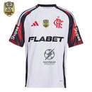 Flamengo Away Fan Jersey 2025/26 Patchs + Full Sponsor (Official Printing)
