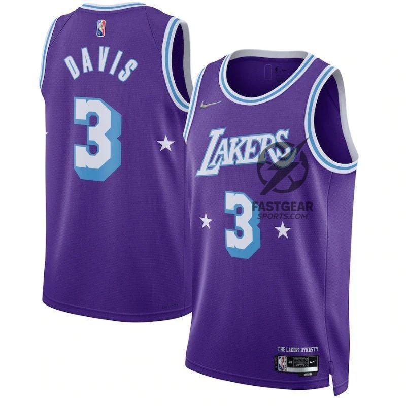 Anthony Davis Los Angeles Lakers 2022 NBA Jersey - Purple