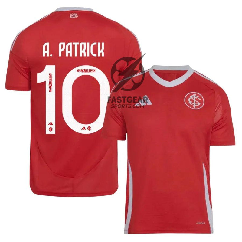 Internacional Alan Patrick 10 Home Fan Jersey 2025/26