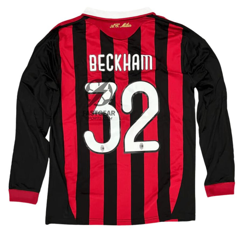 Milan Home Retro Long Sleeve 2009/10