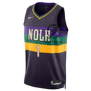 Zion Williamson New Orleans Pelicans Unisex 2023 NBA Jersey - City Edition - Purple