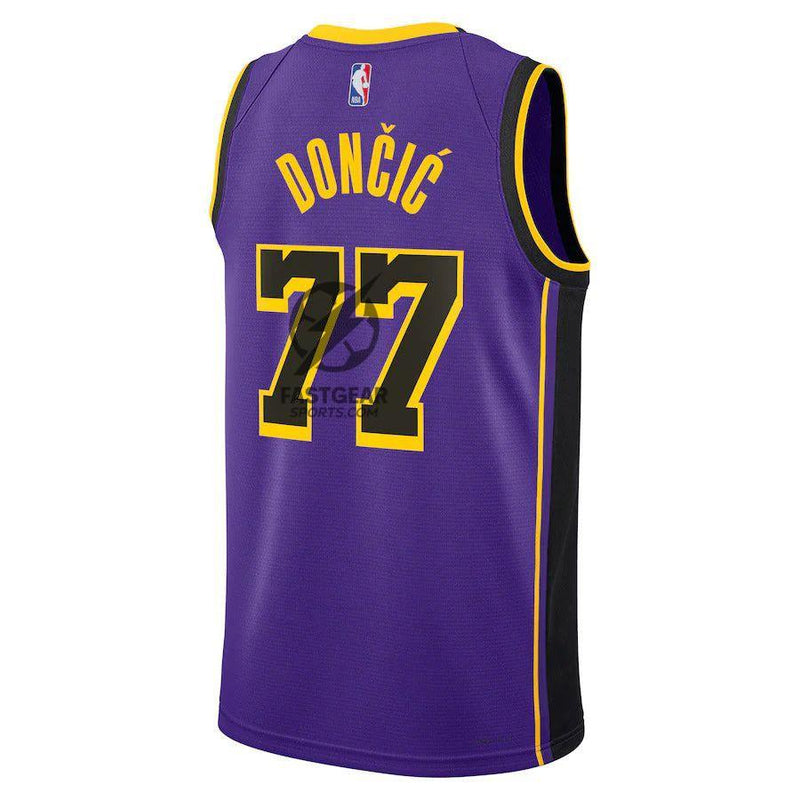 Luka Dončić - Los Angeles Lakers Statement Edition 2024 NBA Jersey - Purple - Unisex