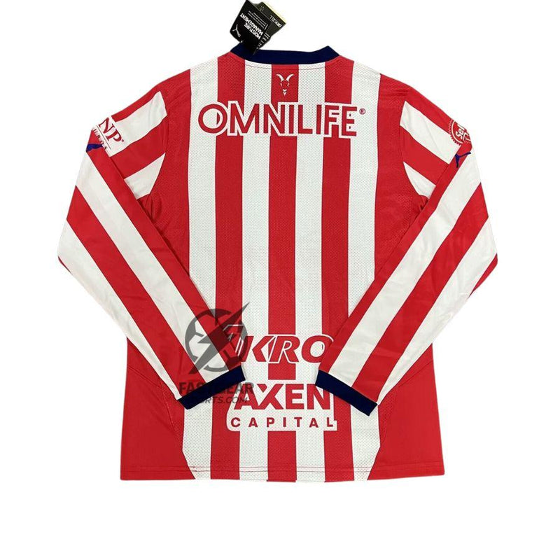 Chivas de Guadalajara Home Long Sleeve Fan Jersey 2024/25