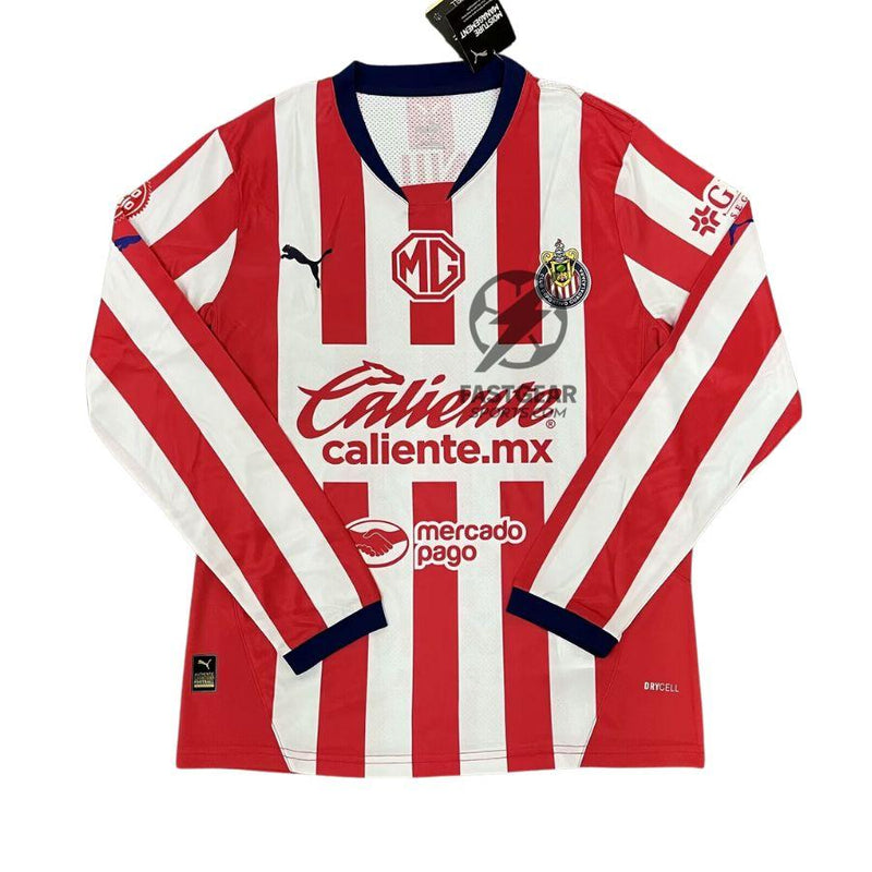 Chivas de Guadalajara Home Long Sleeve Fan Jersey 2024/25