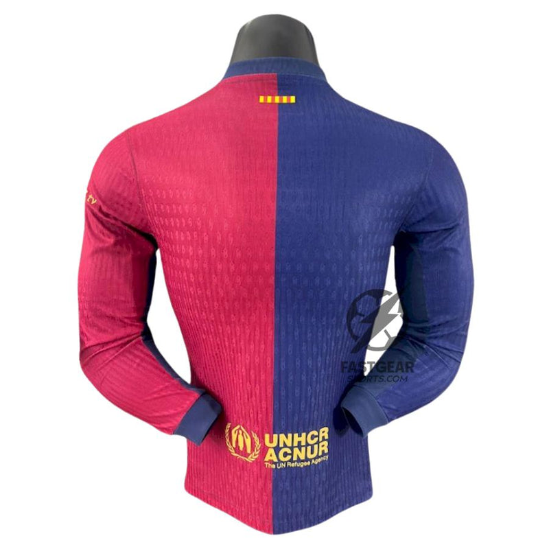 Barcelona Travis Scott Home Authentic Player Long Sleeve 2025/26