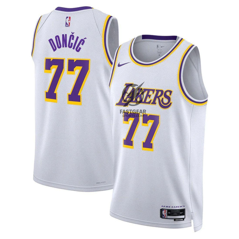 Luka Dončić - Los Angeles Lakers Association Edition 2024 NBA Jersey - White - Unisex